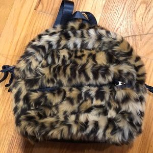 J. Crew - Leopard Faux Fur Crewcuts Backpack